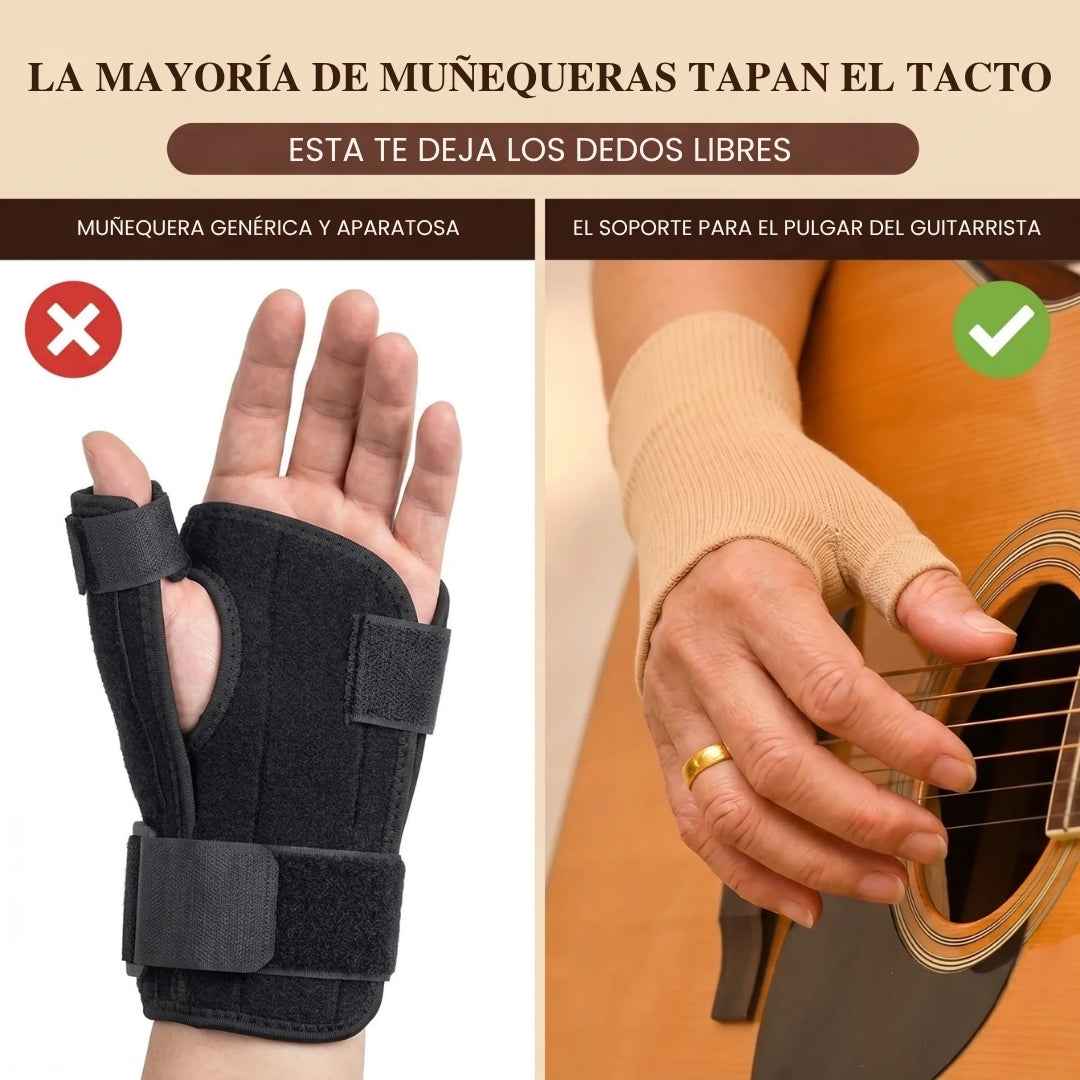 La muñequera del guitarrista