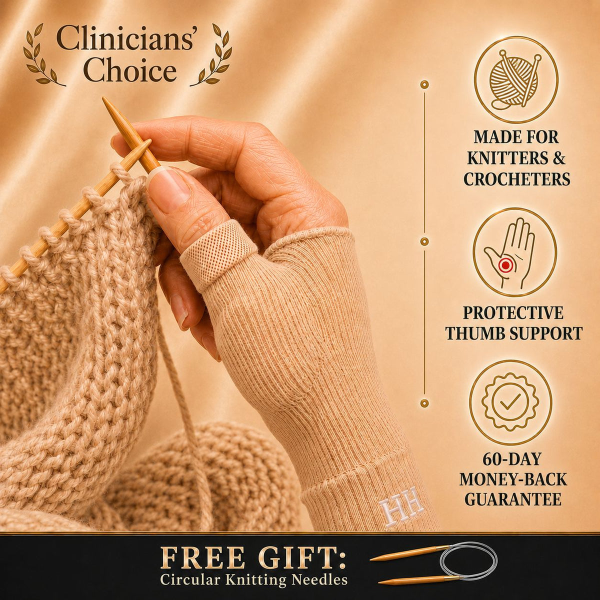 Knitter's Thumb Stabiliser