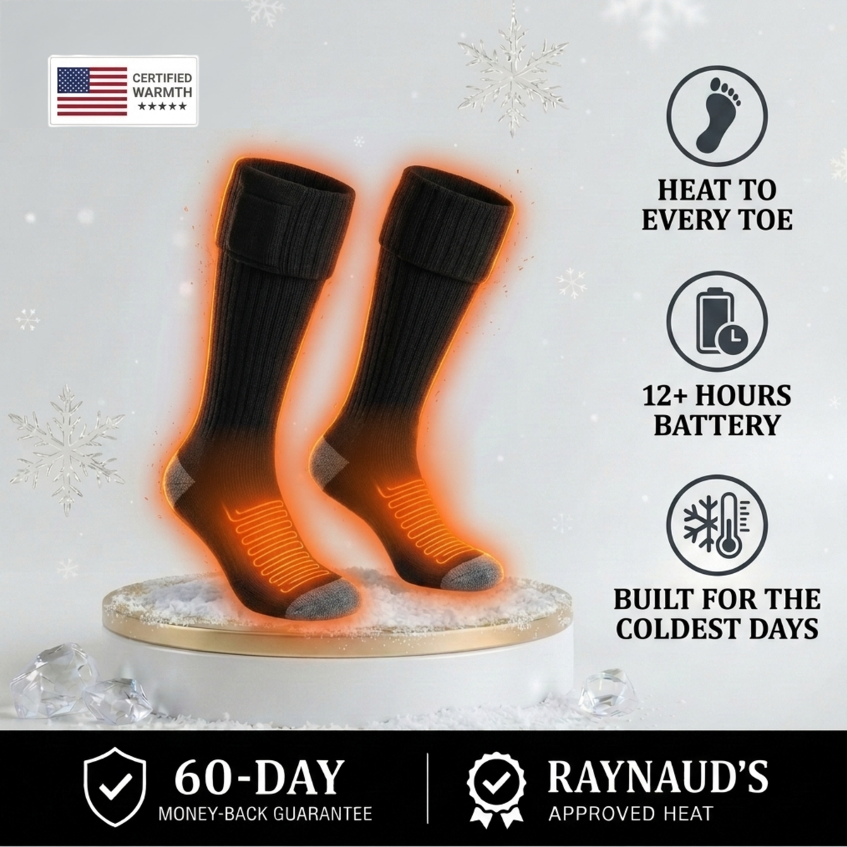 HearthFoot™ Heated Socks