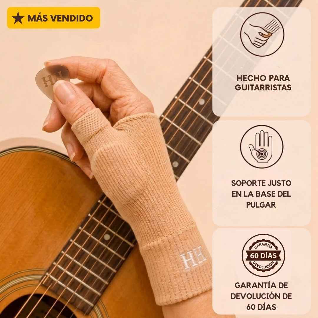 La muñequera del guitarrista