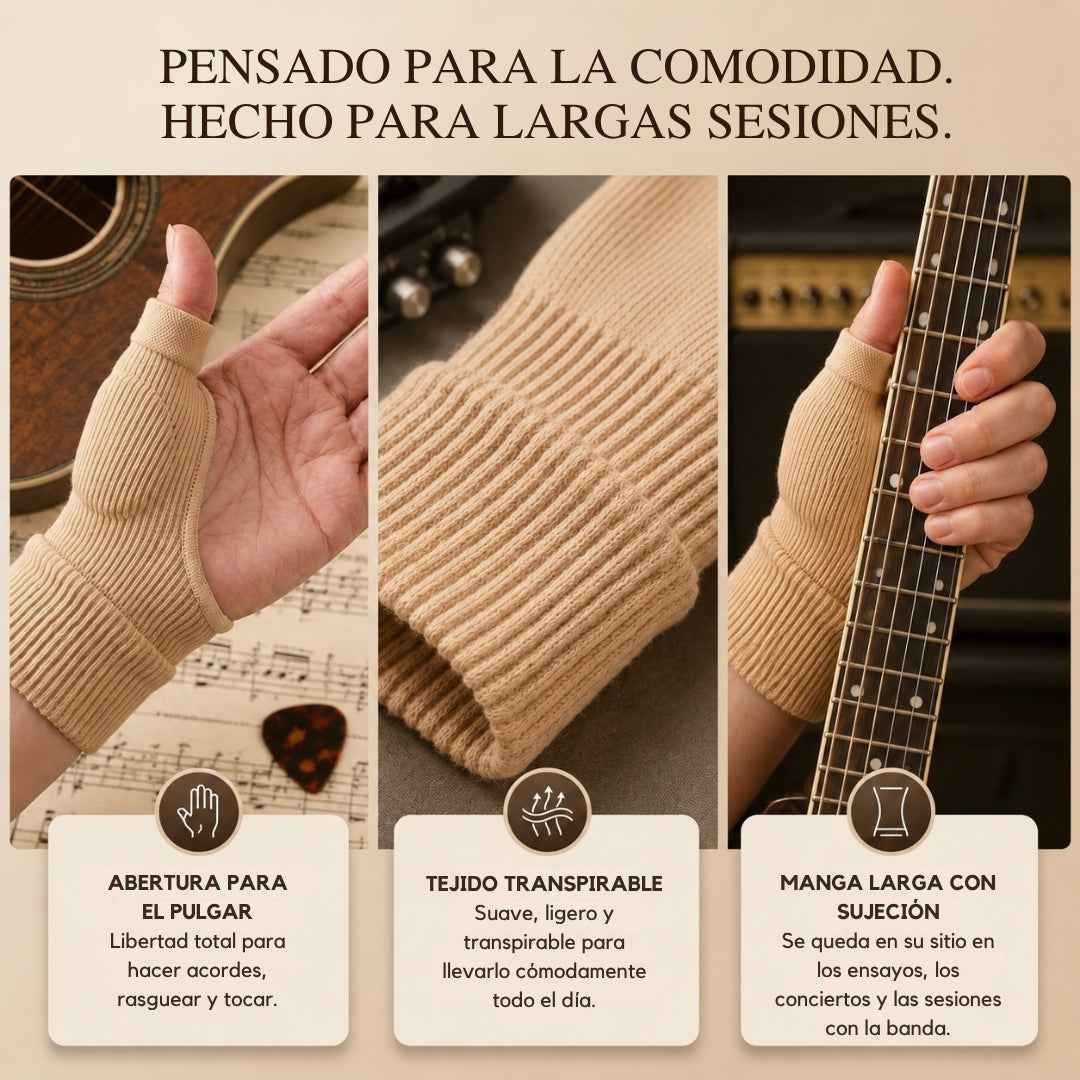 La muñequera del guitarrista