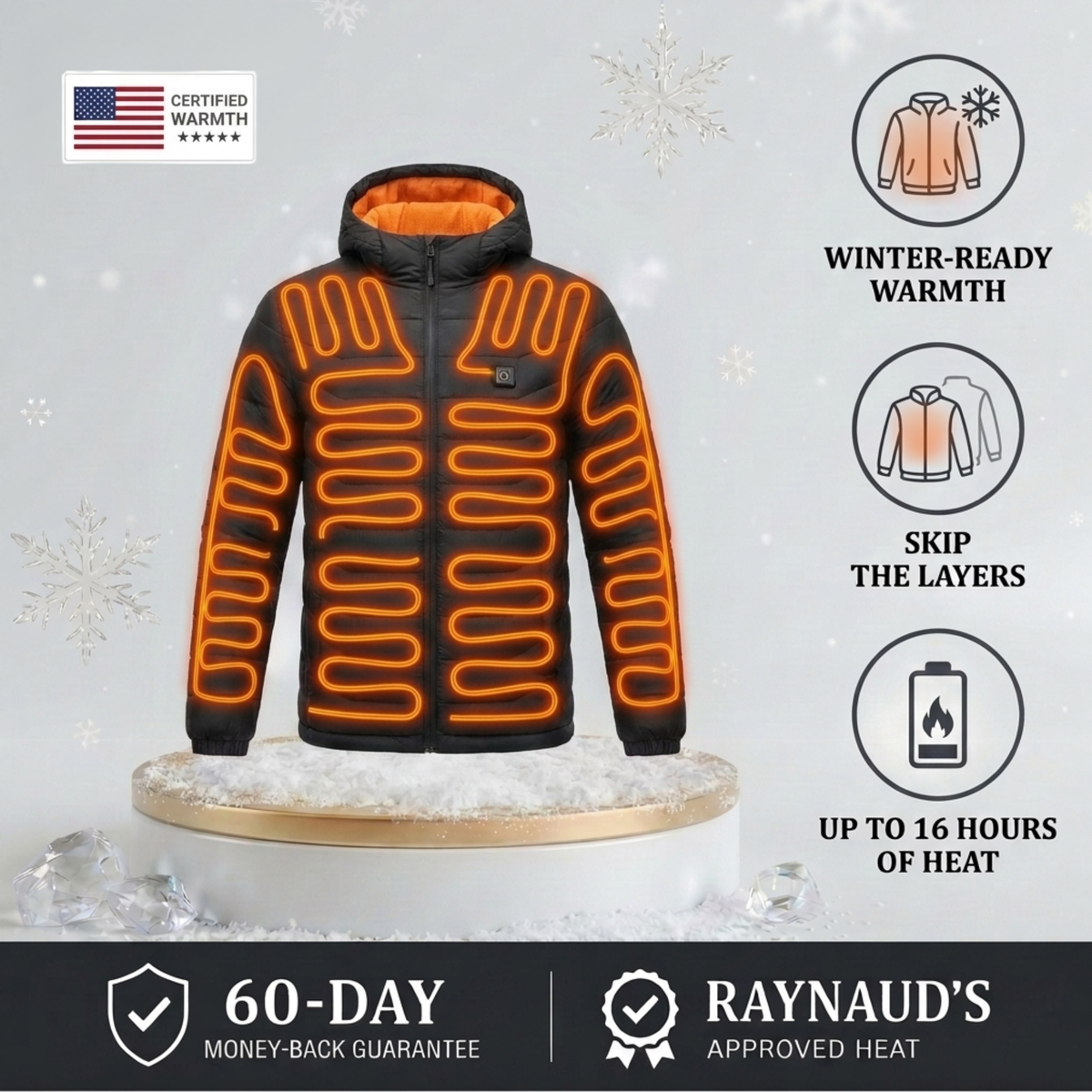HearthPuff™ Heated Puffer Jacket