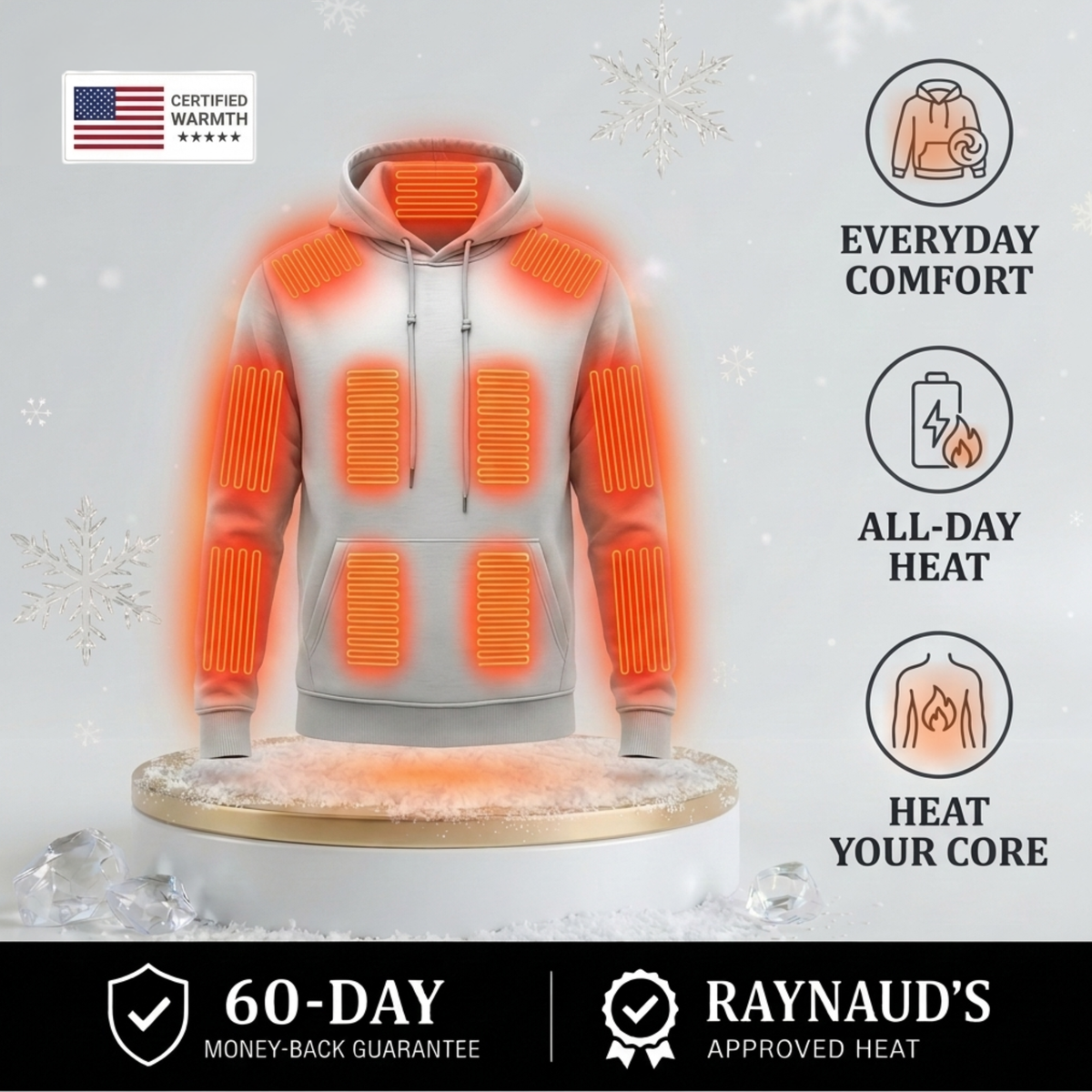 HearthHood™ Heated Hoodie