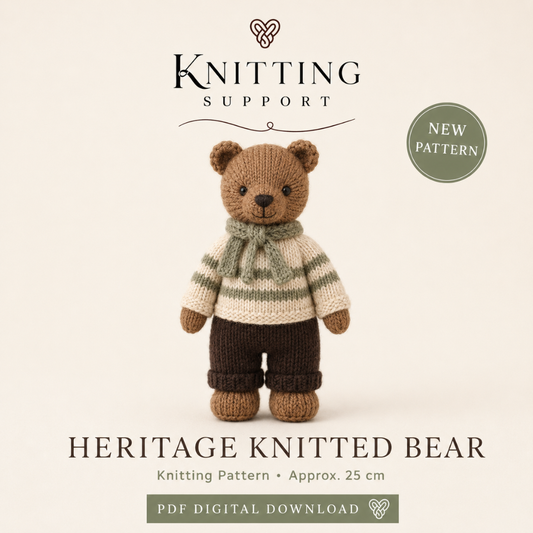 Heritage Knitted Bear Pattern
