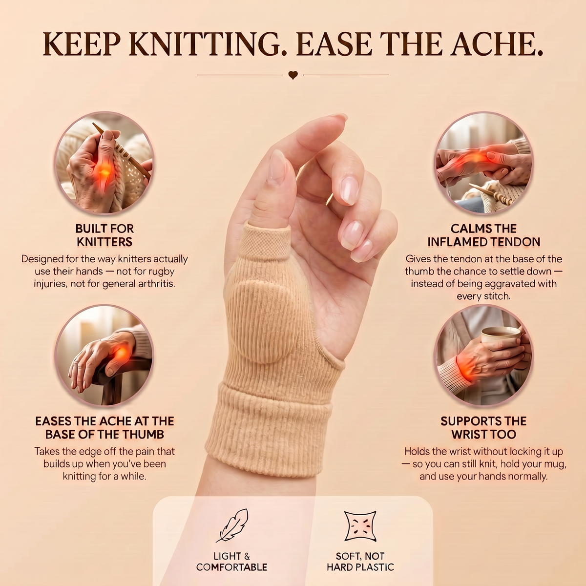 The Knitter's Thumb Stabiliser