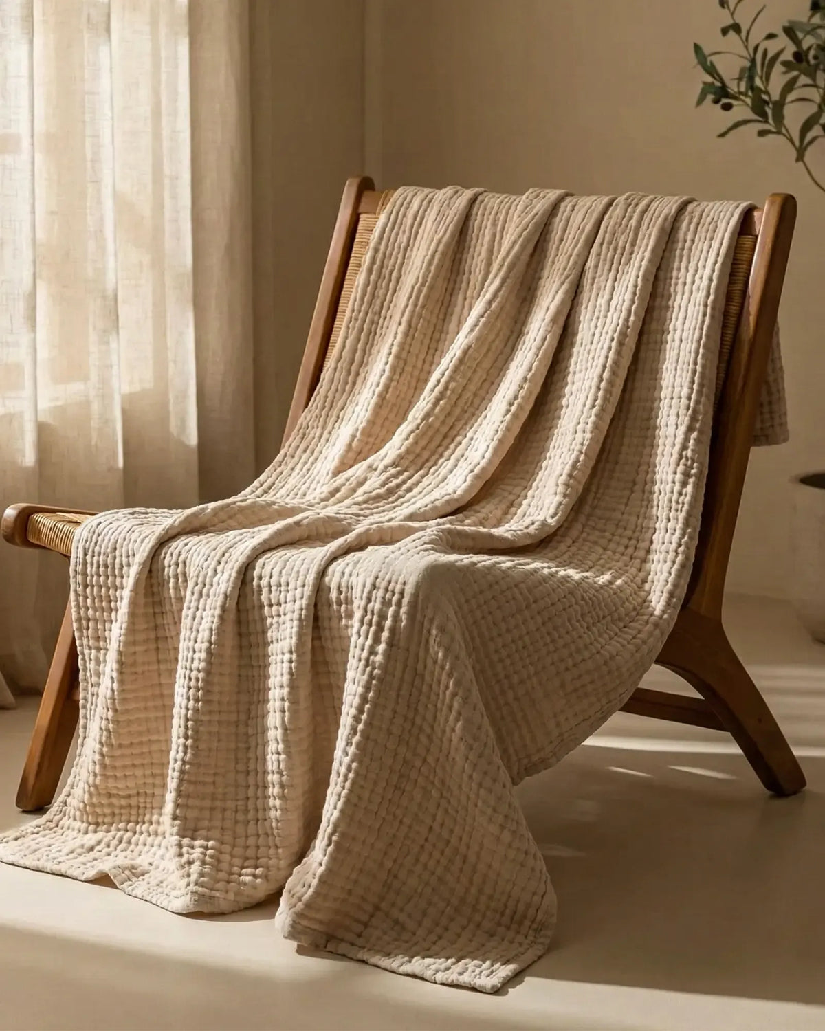 Handhearth Muslin Blanket