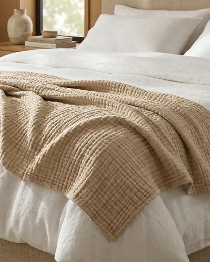Handhearth Muslin Blanket