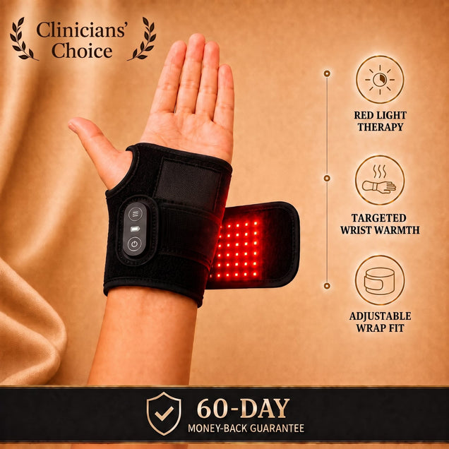 HearthRelief™ Red Light Wrist Wrap